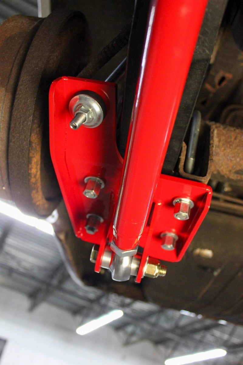 UMI Performance 70-81 GM F-Body Leaf Spring Traction Bars with Mounts 262824-R 262824-R Photo - Mounted