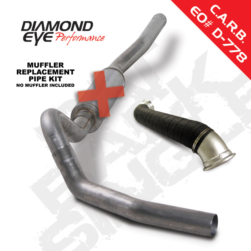 Diamond Eye Performance Diamond Eye KIT 4in CB MRP SGL w/ TDP SS 06-07 Chevy/GMC 6.6L Duramax 2500/3500 K4127S-RP K4127S-RP Photo - Primary