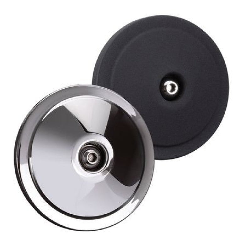 S&S Cycle Dished Bobber Air Cleaner Cover w/ Machined Highlights  - Chrome 170-0120 170-0120 Photo - Primary