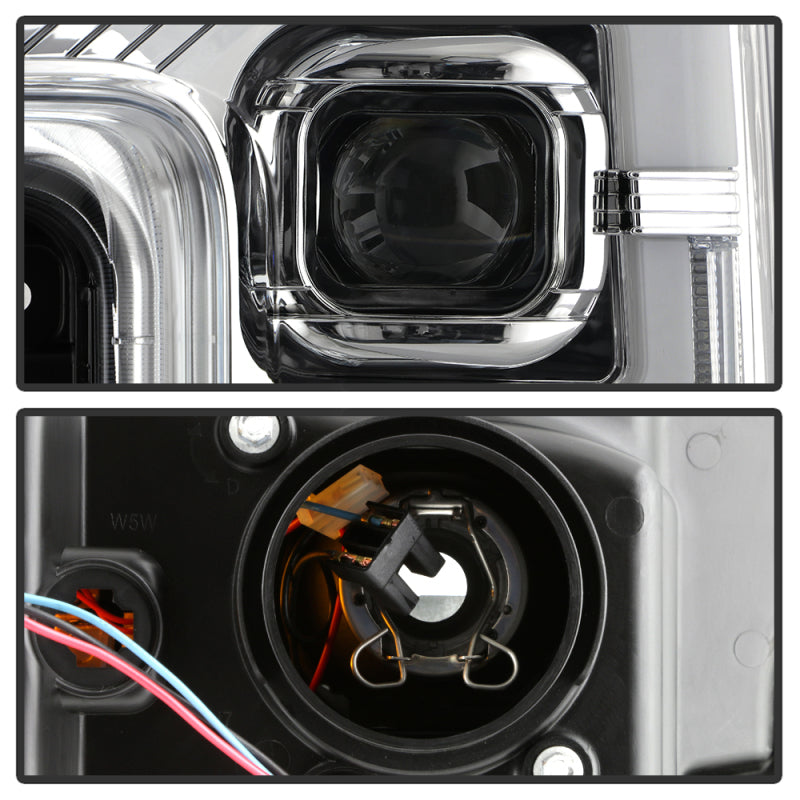 Spyder 17-18 Ford F250/F350/F450 Halogen Model Only -White Light Bar- Chrome- PRO-YD-FS17HALSI-C 5087843 5087843 User 2