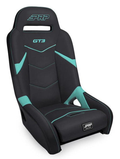 PRP Seats PRP GT3 Suspension Seat - Black/Teal A7301-PORXP-238 A7301-PORXP-238 Photo - Primary