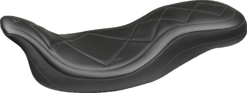 Mustang Motorcycle Mustang 06-21 Kawasaki Vulcan 900 Classic, Custom Standard Touring 1PC Seat w/Studs - Black 76126 76126 Photo - Primary