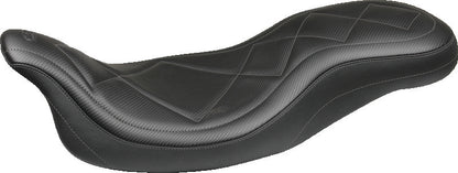 Mustang Motorcycle Mustang 06-21 Kawasaki Vulcan 900 Classic, Custom Standard Touring 1PC Seat w/Studs - Black 76126 76126 Photo - Primary