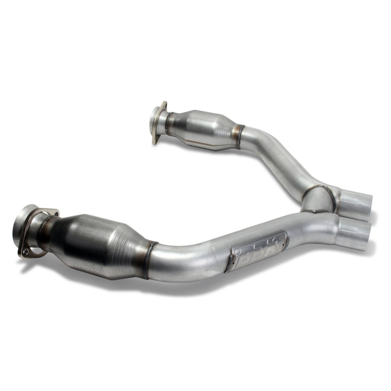 BBK Performance 2015-16 Mustang V6 Short Mid H Pipe with Converters 1465 Photo - Unmounted