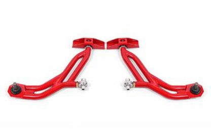 BMR 10-14 Ford Mustang Adj. Lower A-Arms w/ Delrin/Rod End / 19mm Tall Ball Joint - Red AA757R AA757R User 1