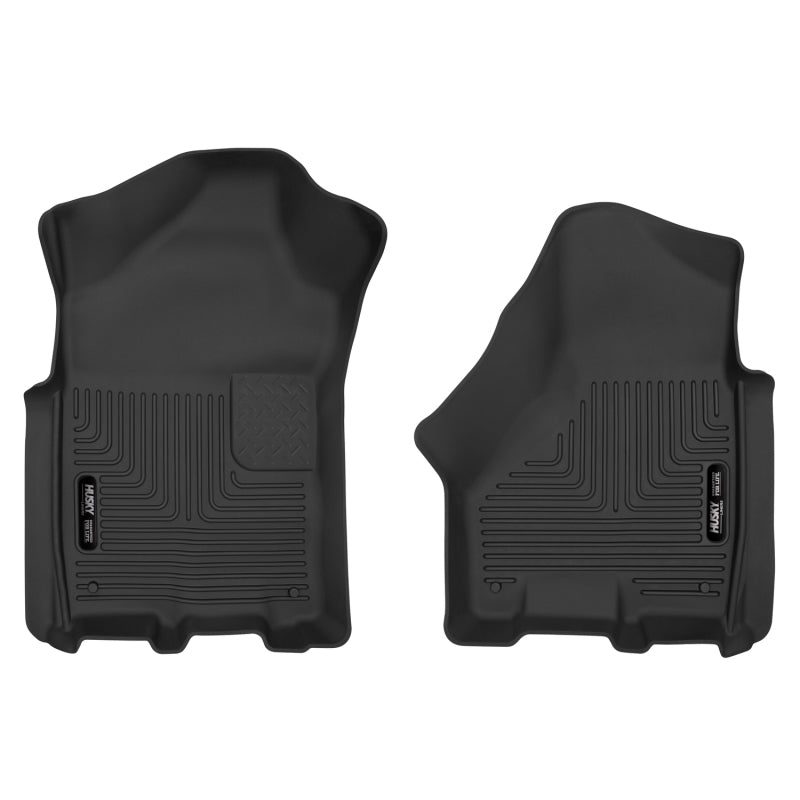 Husky Liners 2019 Dodge Ram 2500 Crew Cab Pickup X-Act Contour Black Front Floor Liners 54801 54801 Photo - Primary