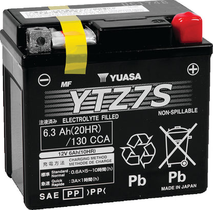 Yuasa Battery Yuasa Ytz7S Yuasa Battery YUAM727ZS YUAM727ZS Photo - Primary
