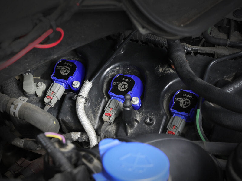 aFe 11-23 Ford V6 3.5L High-Performance Ignition Coil - Single 77-92010 77-92010 Photo - Mounted