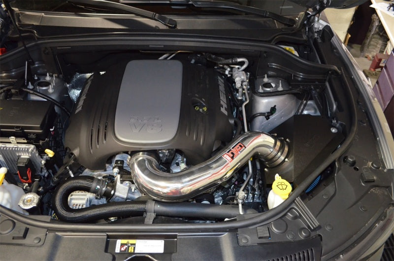 Injen Polished Power-Flow Air Intake 14-17 Dodge Durango R/T 5.7L V8 PF5022P Photo - Mounted