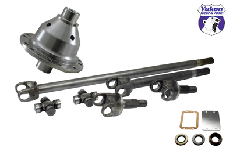 Yukon Gear & Axle Yukon Gear 30 Spline 4340 Chrome-Moly Axle & Grizzly Locker Kit For Jeep TJ / XJ / YJ & Zj YA W24160-YGL YA W24160-YGL Photo - Primary