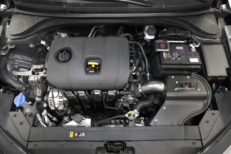 AEM Induction AEM 18-19 Hyundai Elantra L4-2.0L Cold Air Intake 21-869C 21-869C Photo - Mounted
