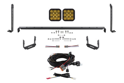 Diode Dynamics 14-23 Toyota 4Runner SS5 Stealth Grille LED 2-Pod Kit - Yellow Pro Driving DD7541 DD7541 Photo - Primary