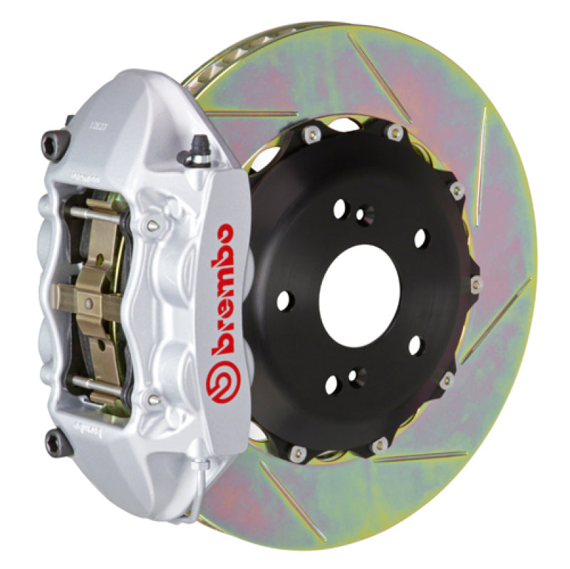 Brembo GT Brake Kit Audi TT 3.2L Rear 8J 07+ Type-1 Rotors Silver Calipers 2P2.6007A3 Photo - Primary