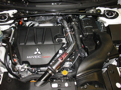 Injen Polished Upper Intercooler Pipe 2009 Lancer Ralliart 2.0L Turbo SES1837ICP Photo - Mounted