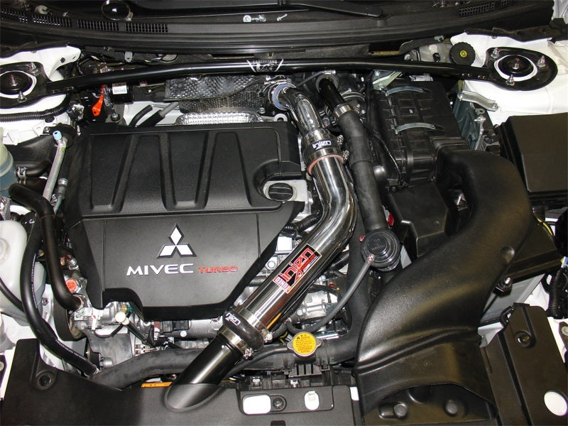 Injen Polished Upper Intercooler Pipe 2009 Lancer Ralliart 2.0L Turbo SES1837ICP Photo - Mounted