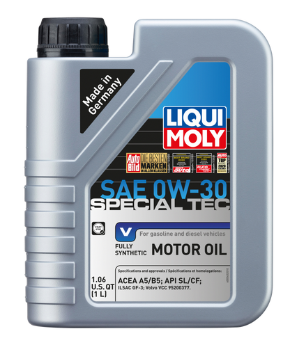 LIQUI MOLY 1L Special Tec V Motor Oil SAE 0W30 20202 20202 Photo - Primary