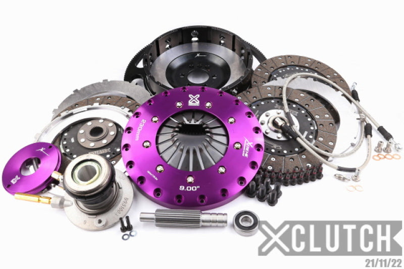 XCLUTCH XCL Clutch - 9in Triple Solid Organic Drivetrain Clutch Kits - Multi main image