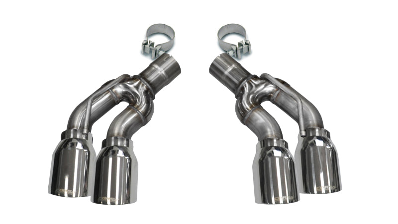 Corsa Performance Corsa 16-17 Cadillac CTS-V 2.75in Inlet/4.0in Outlet Polished Tip Kit 14359 Photo - Primary