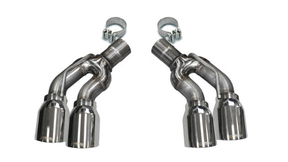 Corsa Performance Corsa 16-17 Cadillac CTS-V 2.75in Inlet/4.0in Outlet Polished Tip Kit 14359 Photo - Primary
