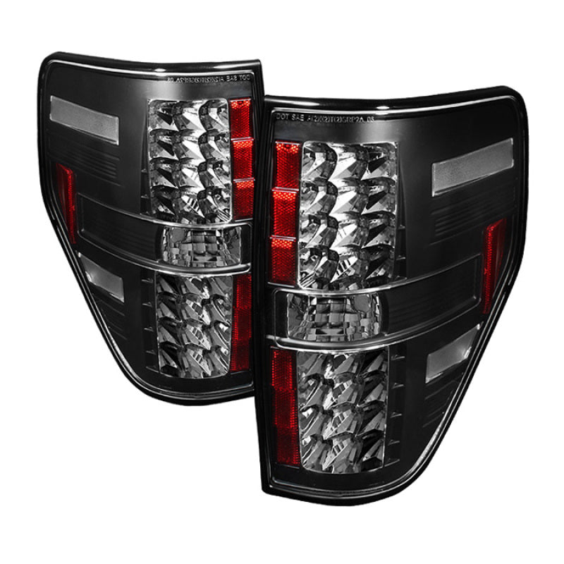 Spyder Ford F150 09-14 LED Tail Lights Black ALT-YD-FF15009-LED-BK 5008374 5008374 Photo - Primary
