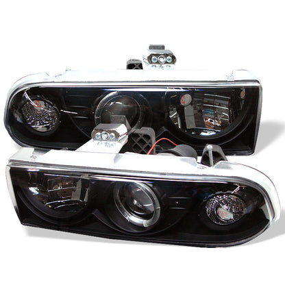 Spyder Chevy S10 98-04 Projector Headlights LED Halo Blk - Low H1 PRO-YD-CS1098-BK 5009524 5009524 Photo - Primary