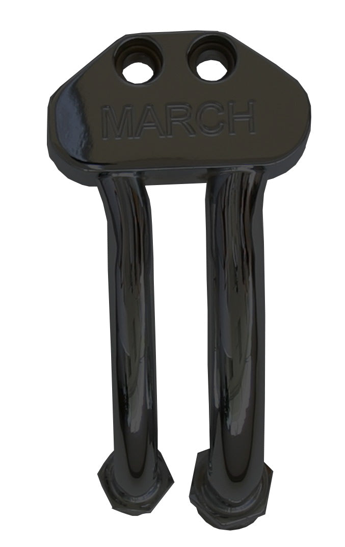 March Performance A/C Line Manifold Black 418-08