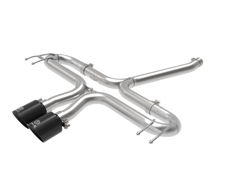 aFe Takeda 2-1/2in 304 SS Axle-Back Exhaust w/Black Tips 17-20 Honda Civic Sport L4-1.5L (t) 49-36625-B 49-36625-B Photo - Primary
