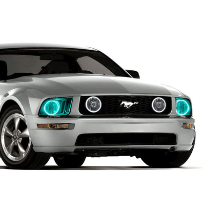 ORACLE Lighting Oracle Ford Mustang 05-09 Halo Kit - ColorSHIFT w/ BC1 Controller 2301-335 2301-335 Photo - lifestyle view