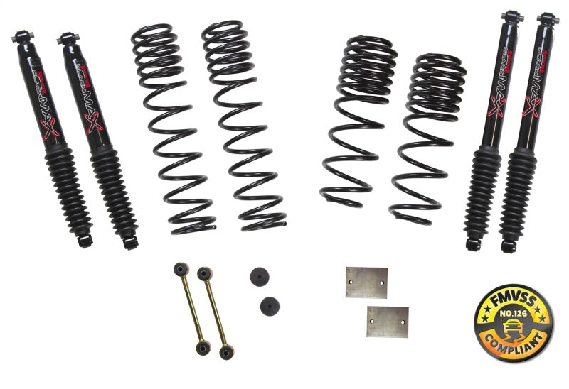 Skyjacker 2018 Jeep Wrangler JL 4 Door 4WD (Rubicon) Long Travel 2 Stage 1in-1.5in Coil System JL15RBPBLT JL15RBPBLT Photo - Primary