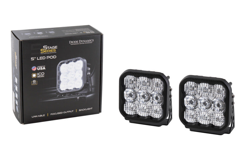 Diode Dynamics SS5 LED Pod Sport - White Combo (Pair) DD6769P DD6769P User 4