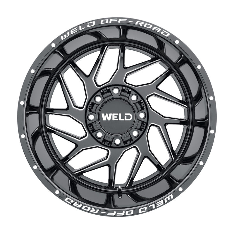 Weld Off-Road W117 20X9 Fulcrum 8X180 ET20 BS5.75 Gloss Black MIL 124.3 W11709018575 W11709018575 Photo - Primary