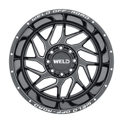 Weld Off-Road W117 20X10 Fulcrum 8X170 ET-18 BS4.75 Gloss Black MIL 125.1 W11700017475 W11700017475 Photo - Primary