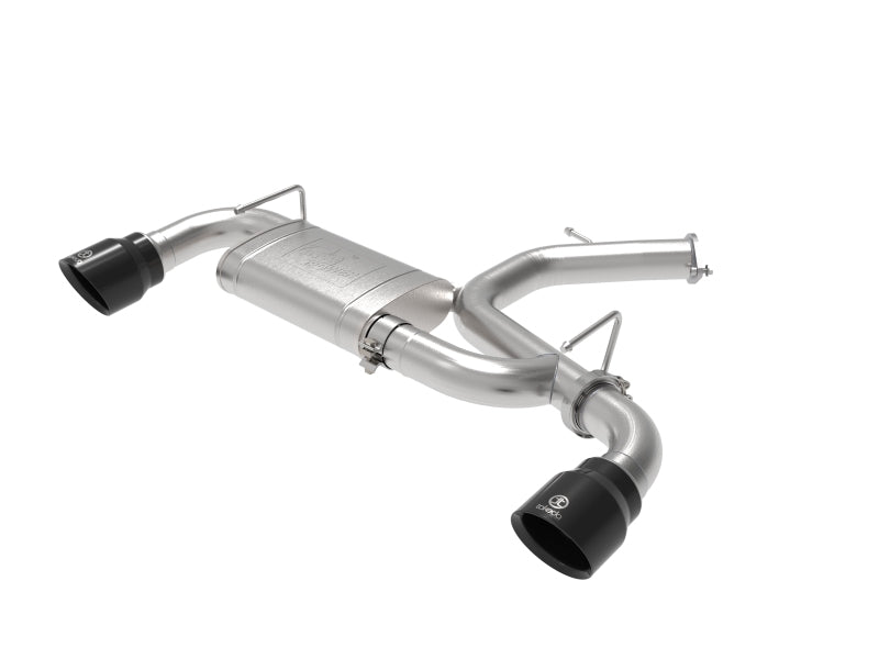 aFe Takeda Exhaust Axle-Back 19-20 Hyundai Veloster N 304SS Black Dual Tips Exhaust 49-37009-B 49-37009-B Photo - Primary