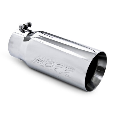 MBRP Universal Tip 5 O.D. Dual Wall Straight 4 inlet 12 length T5049 Photo - Primary