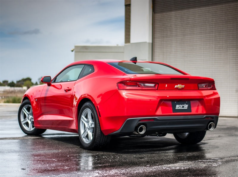 Borla 16-17 Chevy Camaro 3.6L V6 Single Split Rear Exit S-Type Axle-Back Exhaust 11928 11928 Photo - lifestyle view