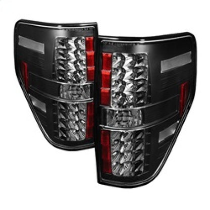 Spyder Ford F150 09-14 LED Tail Lights Black ALT-YD-FF15009-LED-BK 5008374 5008374 Photo - Primary
