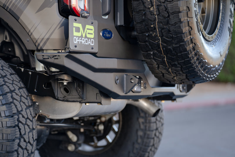 DV8 Offroad 21-22 Ford Bronco FS-15 Series Rear Bumper RBBR-02 RBBR-02 Photo - Mounted