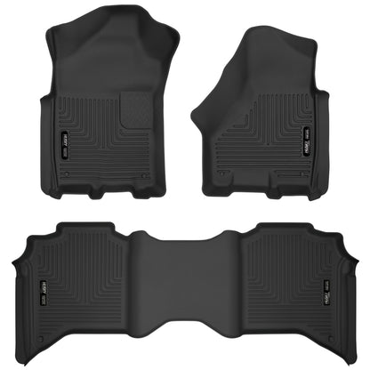 Husky Liners 19-20 Dodge Ram 2500/3500 Crew Cab X-Act Contour Front and Second Row Seat Floor Liners 53638 53638 Photo - Primary