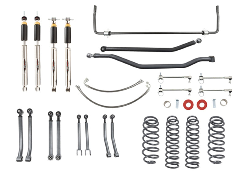 Belltech 07-17 Wrangler Rubicon Unlimited JK 4dr 4in. Lift Lift Kit 153201HKP 153201HKP Photo - Primary