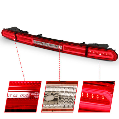 ANZO 08-10 Dodge Challenger LED Taillights - Red/Clear w/Sequential Turn Signal 321348 321348 Photo - Close Up