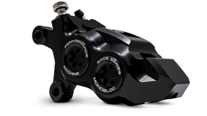 Performance Machine 08-23 FL,18-24 M8 Softail,06-17 VRod 137x4B Rce Series Monobloc Caliper Left BLK 0053-2957-MB 0053-2957-MB User 1