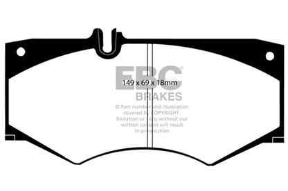 EBC Disc Brake Pad Set DP6413 Photo - Primary