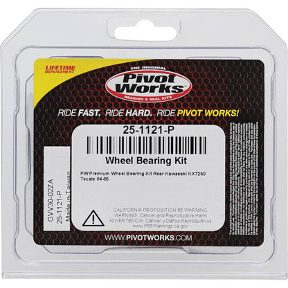 Pivot Works Kawasaki Wheel Bearing Kit Premium Bearings 25-1121-P 25-1121-P Photo - Primary