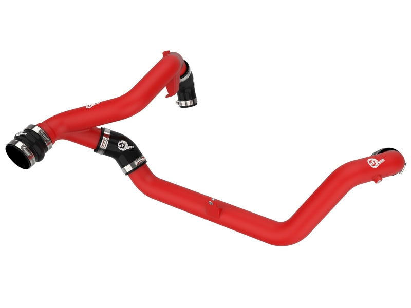 aFe BladeRunner 2 1/4in Intercooler Hot Side Charge Pipe 22-23 Ford Explorer V6-3.0L (tt) - Red 46-20678-R 46-20678-R Photo - Primary