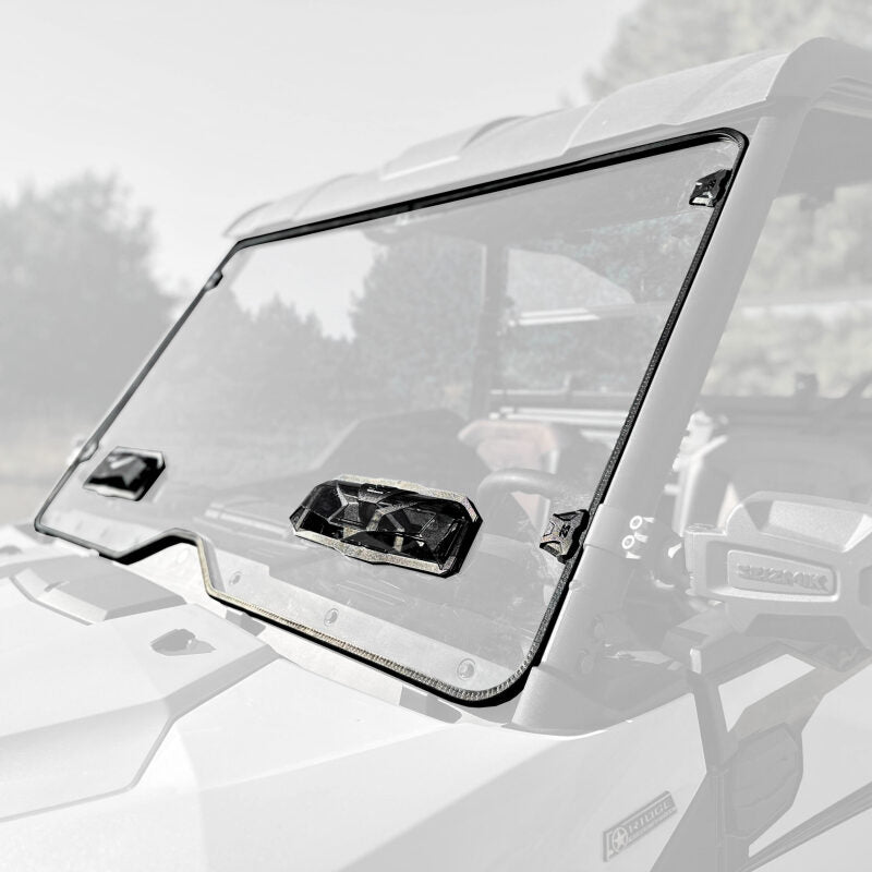 Seizmik 24+ Kawasaki Ridge Ranch Tool Less Windshield - Hardcoated 50-55317KIT 50-55317KIT Photo - Primary