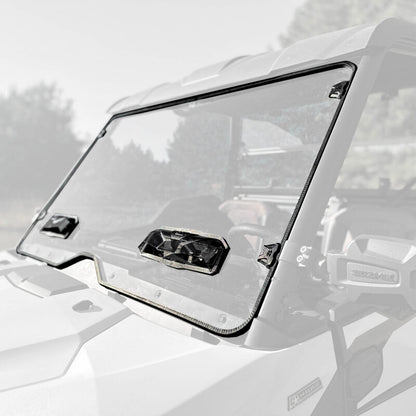 Seizmik 24+ Kawasaki Ridge Ranch Tool Less Windshield - Hardcoated 50-55317KIT 50-55317KIT Photo - Primary