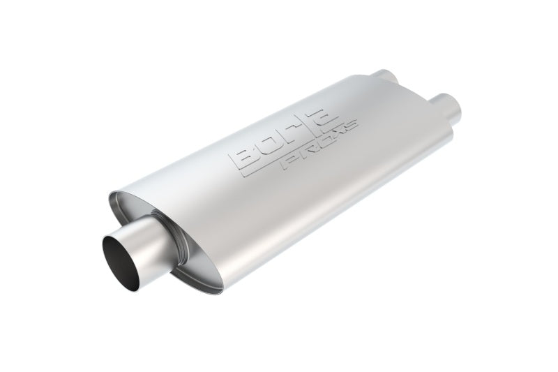 Borla Pro-XS 3in, 2-1/2in, 19in x 9-1/2in x 4in Oval Cen/Dual Turbo XL Muffler 40349 40349 Photo - Primary