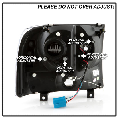 SPYDER Ford F-250 99-04/Excursion 00-04 1 Piece LED Headlights - Black PRO-YD-FF25099V2PL-BK 5088062 5088062 User 4