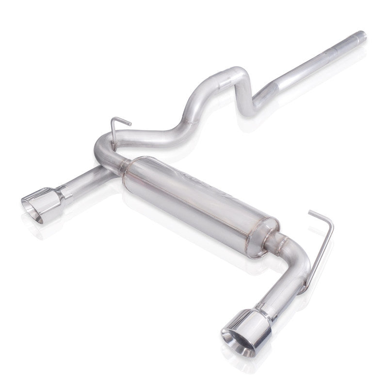 Stainless Works 2018+ Jeep Wrangler JL 304SS Factory Connect 2.5in Cat Back Exhaust System JPJLUCB JPJLUCB Photo - Unmounted