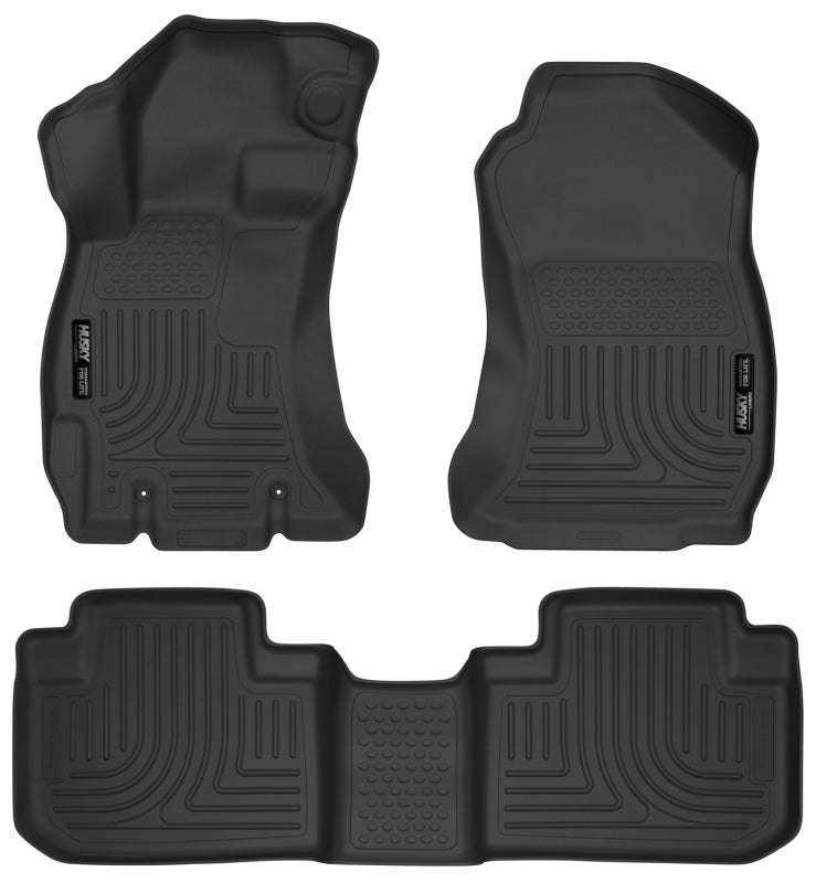 Husky Liners 14 Subaru Forester Weatherbeater Black Front & 2nd Seat Floor Liners 99881 Photo - Primary